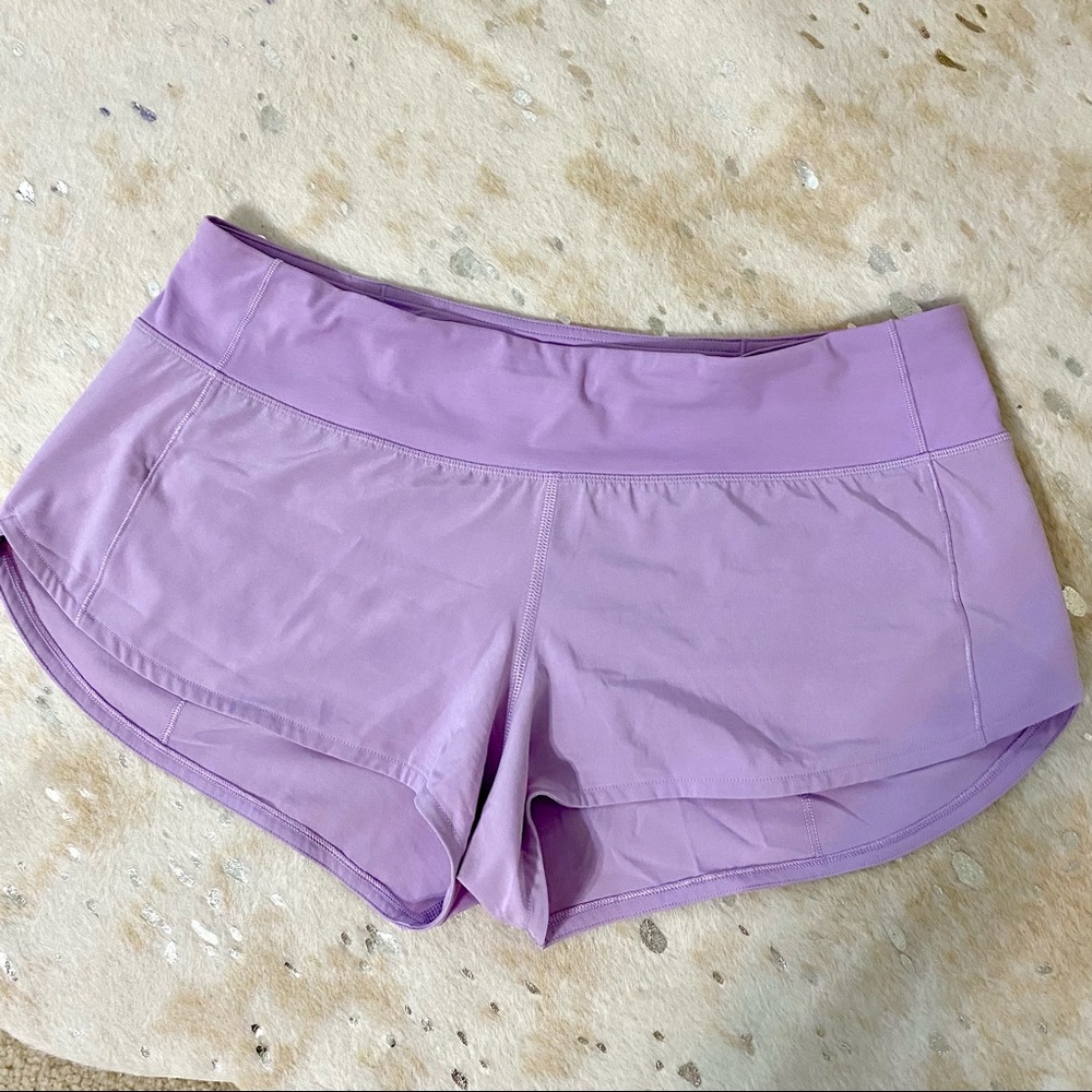 Lululemon Speed Up Short 2.5” in Lilac